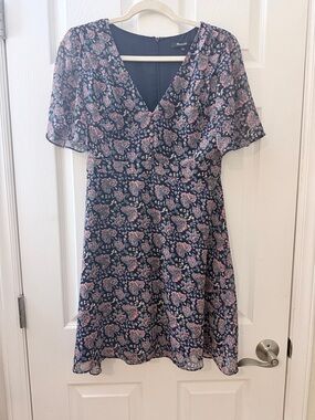 Madewell floral mini dress sz 4
